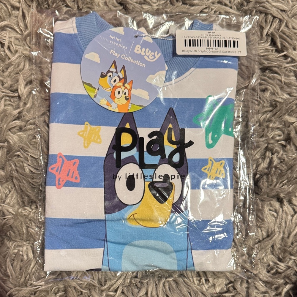Little Sleepies Bluey Crewneck